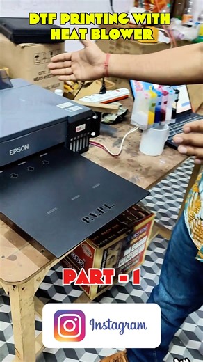 SubliCart on Instagram: "🔥 DTF Printing with Heat Blower – Full Guide (Part 1) 🔥 New to DTF printing or want better results? 🎯 This step-by-step guide explains how to properly use a heat blower for perfect powder curing and long-lasting prints. ✨ Learn the right temperature & technique ✨ Avoid common DTF mistakes ✨ Get smoother, stronger transfers every time 📞 Contact Us: 📲 WhatsApp: +91 870 074 3557 👉 Start printing like a pro! CLICK LINK IN BIO & message us on WhatsApp for complete DTF s