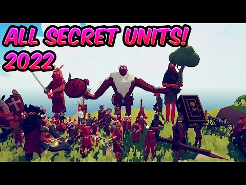 HOW TO UNLOCK ALL SECRET UNİTS! 2022 😱🤩🤩| Tabs - Totally Accurate Battle Simulator