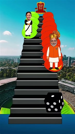 2026 Ka PM Kaun😂 Modi Vs Mamta Didi Ludo Match #LudoBattle #Election2026Fun #tmkucVoteForlndia