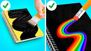 7.3K views · 146 reactions | Easy 5 steps art tricks || rich vs broke school hacks & art tricks by 123go! Challenge | 123 GO Challenge | Facebook