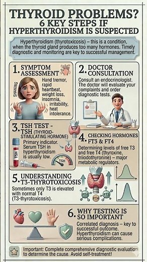 Did you know... Thyroid problems? 6 key steps if you suspect hyperthyroidism