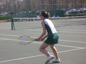 Mansfield Girls Tennis Loses to Medfield