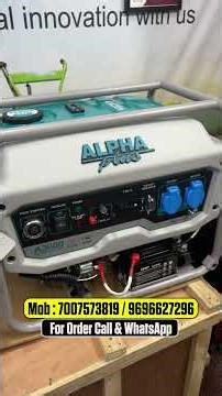 2026 Best Portable Generator || Remote start Generator || Alpha Plus A3600
