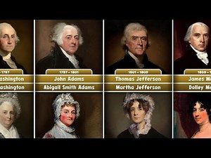 Timeline of U.S Presidents and Their Wives