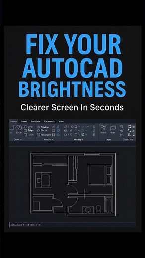 The AutoCAD Brightness Trick Most Designers Miss #AutoCAD #CadTips #Workflow