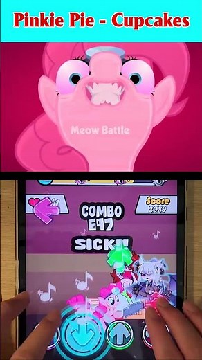 Elements Of Insanity - Pinkie Pie Cupcakes Ending - Friday Night Funkin' #fnf #shortsviral