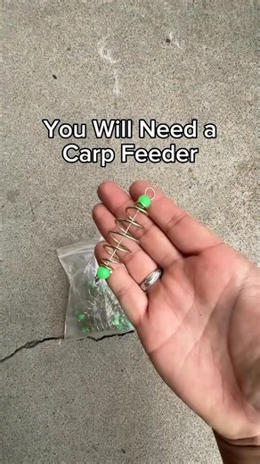 Kenai on Instagram: "How To Make a Carp Rig for Packbait Method 🌽🪣 - Carolina Rig with a Carp Feeder attached 20 - 25 lb leader line Carp Feeder Barrel Swivels Small Hooks Slider for weight #fishing #carpfishing #carp #carprig #explore #reels"