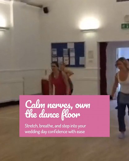 Quick dance warm-up tips to skyrocket your wedding day confidence! Feeling those pre-dance jitters? A simple warm-up can calm nerves and get your body moving smoothly before your big moment. Try these: • Stretch gently to loosen up tight muscles. • Practice basic step patterns to build rhythm. • Take a few deep breaths to centre yourself. You don't need to be a dancer to feel ready and radiant on your day. Let us help you shine on the dance floor with personalised guidance! Ready to dance with c