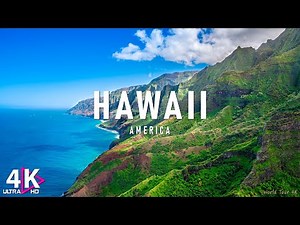 FLYING OVER HAWAII (4K UHD) - Relaxing Music Along With Beautiful Nature Videos4K(Video Ultra HD)