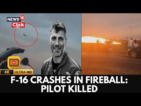 Polish F-16 Crashes in Fiery Rehearsal Tragedy, Pilot Killed Instantly | Breaking News | N18G