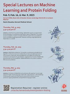 Special Lectures on Machine Learning and Protein Folding - CMSA
