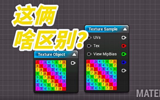 UE4野生百科全书：Texture Object vs. Texture Sampler