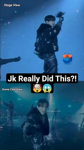 He really said "Come here" to the drone! 😱🔥 #bts #jungkook #jk #btsshorts #kpop