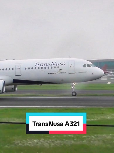 TransNusa Airbus A321: Stunning Landing and Take-off