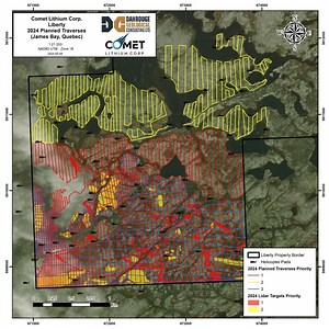 Comet Lithium to Commence Intensive Field Program at Flagship Liberty Property