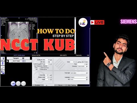 How to do CT KUB Scan live | Siemens| Hindi