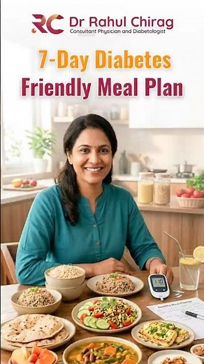 7-Day Diabetes Diet Plan | Best Foods for Blood Sugar Control | Dr Rahul Chirag