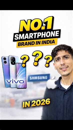 India’s No.1 Smartphone Brand 2026 😳 | Vivo vs Samsung vs Apple Truth! #numberonesmartphone