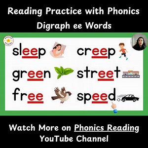 9K views · 238 reactions | Digraph ee words reading practice with...