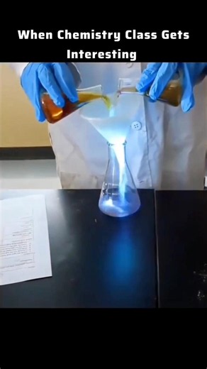 when chemistry class gets interesting #shorts #science