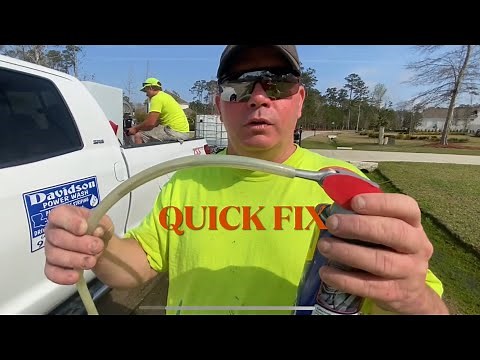 how to fix a pressure washer chemical injector