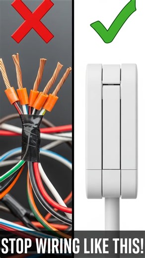 This Genius Connector Makes Wiring 10x Faster! #shorts #trending