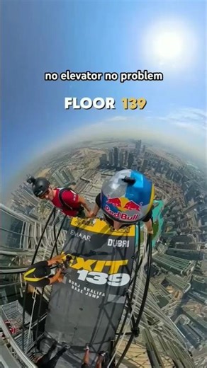 red bull X no elevator no problems floor 139 #sigma #aa23