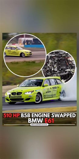 BMW E61 .🚗 @mt__motorsport 🎥 @clipbylennart #bmw #b58 #e61 #carsofinstagram #eatsleepdrift