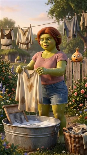 Fiona invadió el bar y arruinó la fiesta de Shrek 🍺💥#Shrek #Fiona #ShrekYFiona #Comedia #Humor