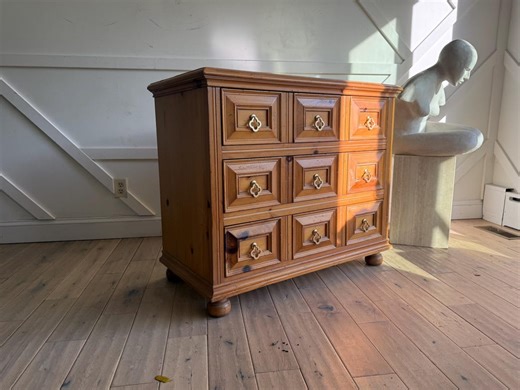Vintage Henredon Pine Dresser: Spanish Colonial Carved Chest - Etsy