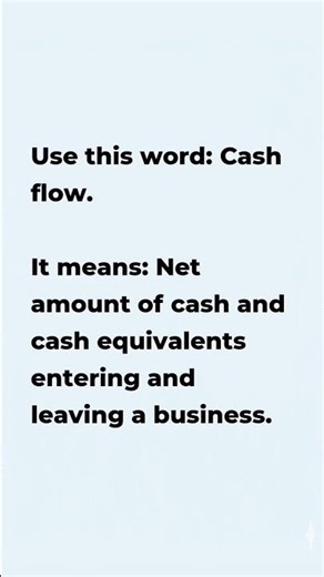 C1 Accounting English | Introduction to Accounting | Keyword: Cash flow + Shadowing