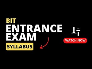 BIT Entrance Syllabus | BIT Entrance Exam 2080