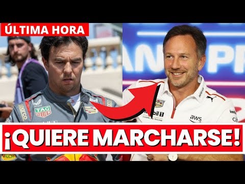 💥BOMBSHELL! CHECO PÉREZ WANTS TO LEAVE CADILLAC AFTER HORNER'S SIGNING