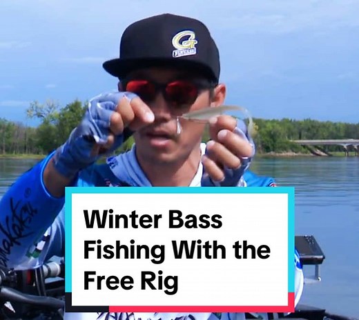 Winter Bass Fishing With the Free Rig