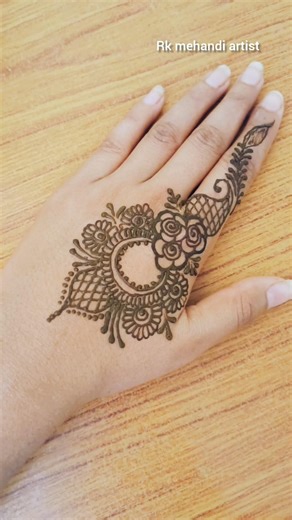 back hand beautiful Mehandi Design #mehndi #henna #mehndidesign #letestmehndi