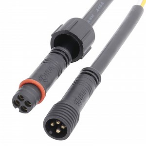 [Hot Item] Garden Lighting Signal Cable Male Female IP65 Waterproof Connector 4 Pin