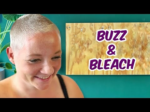 Buzz Cut to Bold & Bleached Beauty Transformation! ✨