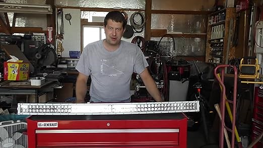 Installation of 300W 52 Inch White Curved Led Light Bar 