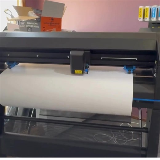 School holidays are coming to an end and after a short break, I’m back into it. Back at the plotter and printer today working on machinery decals and reflective stickers. | Farm Safety Signs