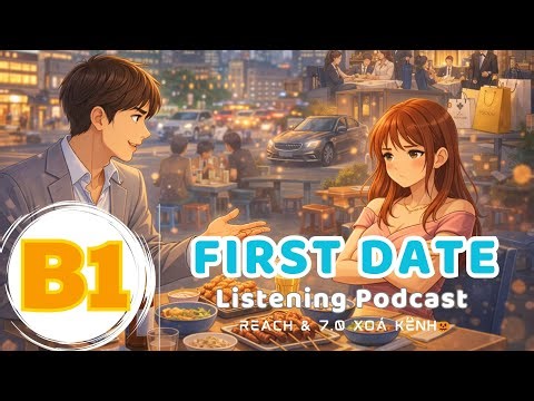🎧 Luyện Nghe Tiếng Anh Level B1- FIRST DATE - | Listening English Podcast |🎯