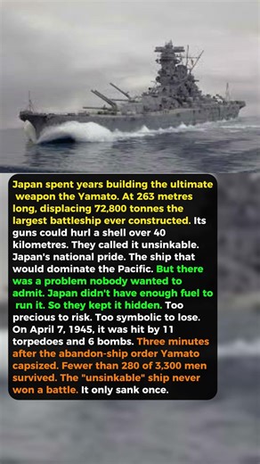 Japan Built the Biggest Battleship in History. It Never Won a Single Battle.