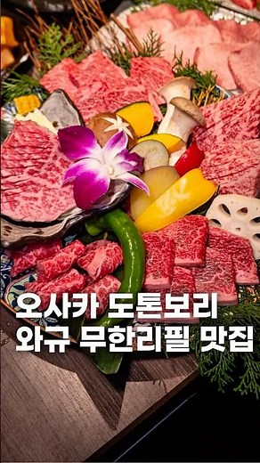 Osaka Dotonbori: Unlimited Yakiniku for 60,000 won per person / Osaka Food Tour