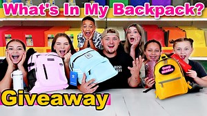 40K views · 2.5K reactions | What's in my backpack for back to school this year? We have a winner and a new giveaway! | Crazy Middles | Facebook