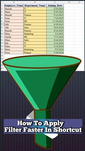 how to apply auto filter shortcut in excel | add filter selection in excel ‪@PCMobileOfficial‬