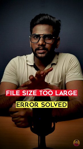 65K views · 76 reactions | How to Solve this Error ✌️? . . . #filesizetoolarge #pendriveerror #copyerror #howto #fat32 #ntfs #rvtechtamil #tamil | Rv Tech-தமிழ் | Facebook