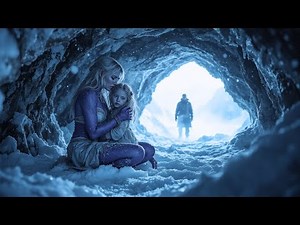 Alien Woman and Her Daughter were Freezing in a Cave Until the Human Man Found Them Just in Time!