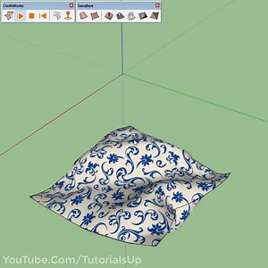 How to Make cushion In SketchUp Full Video - https://youtu.be/uhZK-uOygyE ✅Please Subscribe on Youtube🔔 | TutorialsUp