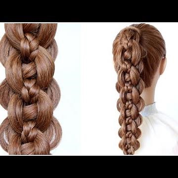😱 Intricate 5-Strand Braid The EASY WAY Hair Tutorial Hairstyle | Ponytail by Another Braid