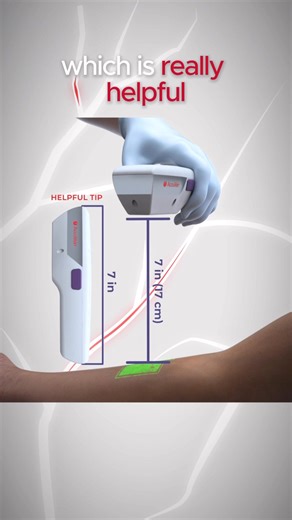 Injectors pick up AccuVein fast because the setup is simple. Turn it on, hold it about six to ten inches above the area you are assessing, and the veins appear in real time. There is no calibration, no extra steps, and no long learning curve. You see what you need, you work with confidence, and your workflow stays smooth from one patient to the next. AccuVein is designed to support injectors who want accuracy without slowing down their day. | AccuVein
