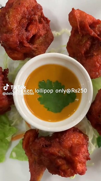 chicken lollipop available at #delightcafe chickenlover#yummy #fypage #mahendranagar #chaipecharcha #homedelivery #cafe #offers #fastfood